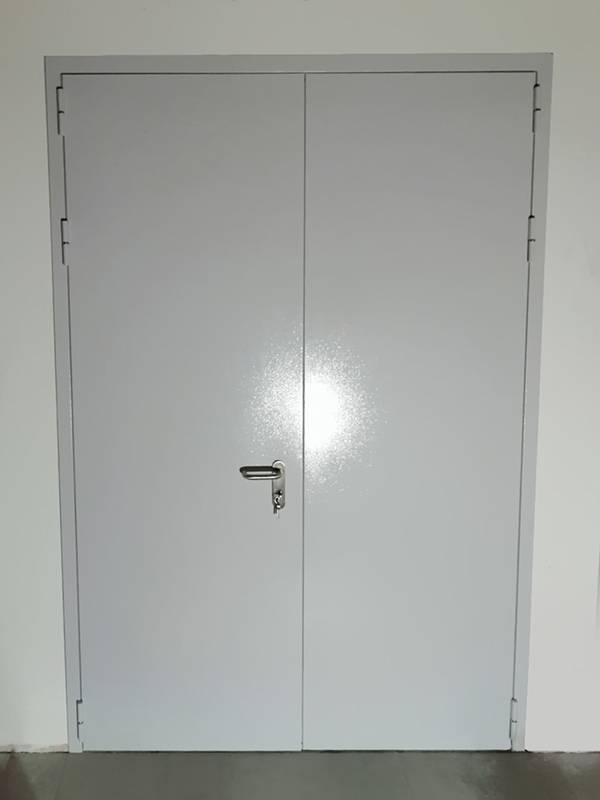 Двустворчатая дверь для банка (проспект Андропова)